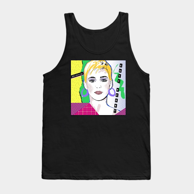 KATY PERRY 80S RETRO STYLE Tank Top by DISCO DISCO MX